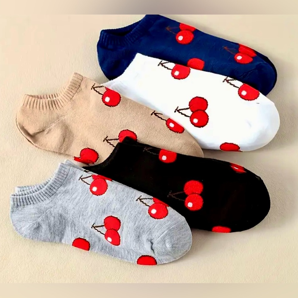 SILLY FUN CHERRY SOCKS